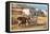 Ox Cart, Laguna Pueblo, New Mexico-null-Framed Stretched Canvas