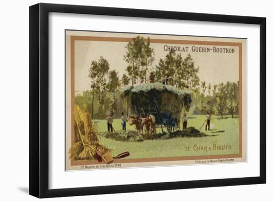 Ox Cart-null-Framed Giclee Print