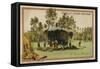 Ox Cart-null-Framed Stretched Canvas