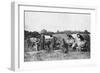 Ox Carts, Cochin China, Vietnam, 20th Century-null-Framed Giclee Print