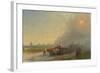 Ox-Carts in the Ukrainian Steppe-Ivan Konstantinovich Aivazovsky-Framed Giclee Print