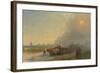 Ox-Carts in the Ukrainian Steppe-Ivan Konstantinovich Aivazovsky-Framed Giclee Print