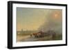 Ox-Carts in the Ukrainian Steppe-Ivan Konstantinovich Aivazovsky-Framed Giclee Print