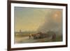 Ox-Carts in the Ukrainian Steppe-Ivan Konstantinovich Aivazovsky-Framed Giclee Print