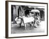 Ox-Drawn Cart, India, C.1907-null-Framed Photographic Print