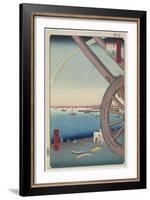 Ox Fair at Takanawa, April 1857-Utagawa Hiroshige-Framed Giclee Print