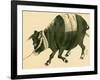 Ox-Bairei Kono-Framed Giclee Print