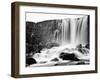 Oxararfoss Waterfall, Pingvellir National Park, Iceland-Nadia Isakova-Framed Photographic Print