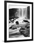 Oxararfoss Waterfall, Pingvellir National Park, Iceland-Nadia Isakova-Framed Photographic Print