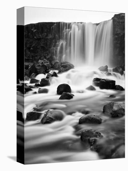 Oxararfoss Waterfall, Pingvellir National Park, Iceland-Nadia Isakova-Stretched Canvas