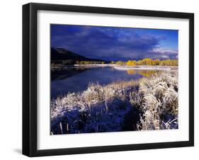 Oxbow Bend at Sunrise, Grand Teton National Park, Wyoming, USA-Rolf Nussbaumer-Framed Photographic Print