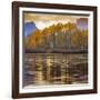 Oxbow bend at sunset, Grand Tetons National Park, Wyoming, USA-Maresa Pryor-Framed Photographic Print