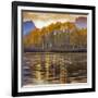 Oxbow bend at sunset, Grand Tetons National Park, Wyoming, USA-Maresa Pryor-Framed Photographic Print