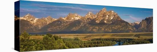 Oxbow Bend Grand Tetons-Steve Gadomski-Stretched Canvas