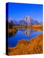 Oxbow Bend Reflecting Mount Moran-Joseph Sohm-Stretched Canvas