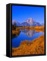 Oxbow Bend Reflecting Mount Moran-Joseph Sohm-Framed Stretched Canvas