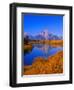 Oxbow Bend Reflecting Mount Moran-Joseph Sohm-Framed Photographic Print