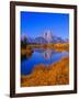 Oxbow Bend Reflecting Mount Moran-Joseph Sohm-Framed Photographic Print