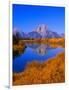 Oxbow Bend Reflecting Mount Moran-Joseph Sohm-Framed Photographic Print