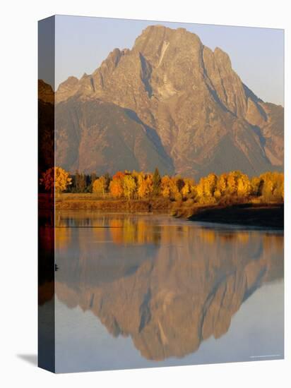 Oxbow Bend, Snake River and Tetons, Grand Tetons National Park, Wyoming, USA-Roy Rainford-Stretched Canvas