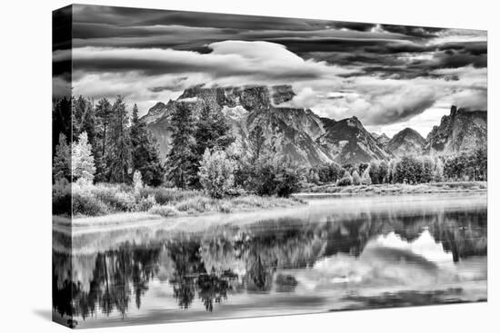 Oxbow Bend Sunrise at Dawn-Dean Fikar-Stretched Canvas