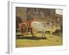 Oxen and Wagon-Giuseppe Abbati-Framed Giclee Print