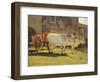 Oxen and Wagon-Giuseppe Abbati-Framed Giclee Print