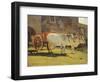 Oxen and Wagon-Giuseppe Abbati-Framed Giclee Print