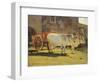 Oxen and Wagon-Giuseppe Abbati-Framed Giclee Print