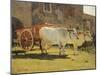 Oxen and Wagon-Giuseppe Abbati-Mounted Giclee Print