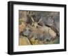 'Oxen at Siena', c1910-John Singer Sargent-Framed Giclee Print
