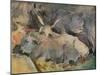 'Oxen at Siena', c1910-John Singer Sargent-Mounted Giclee Print