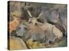'Oxen at Siena', c1910-John Singer Sargent-Stretched Canvas