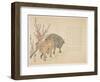 Oxen, January 1853-Yoshimura K?iitsu-Framed Premium Giclee Print