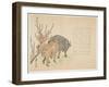 Oxen, January 1853-Yoshimura K?iitsu-Framed Giclee Print