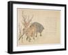 Oxen, January 1853-Yoshimura K?iitsu-Framed Giclee Print