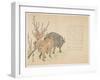 Oxen, January 1853-Yoshimura K?iitsu-Framed Giclee Print