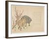 Oxen, January 1853-Yoshimura K?iitsu-Framed Giclee Print