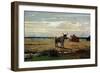 Oxen on Beach-Giuseppe Abbati-Framed Giclee Print