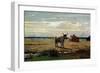 Oxen on Beach-Giuseppe Abbati-Framed Giclee Print