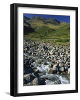 Oxendale Beck Below Crinkle Crags, Lake District National Park, Cumbria, England, United Kingdom-Maxwell Duncan-Framed Photographic Print