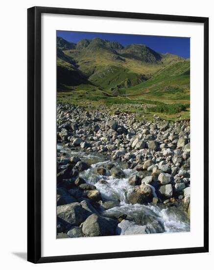 Oxendale Beck Below Crinkle Crags, Lake District National Park, Cumbria, England, United Kingdom-Maxwell Duncan-Framed Photographic Print