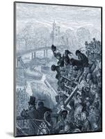 Oxford and Cambridge boat race by Doré-Gustave Dore-Mounted Giclee Print