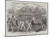 Oxford and Cambridge Boat-Race, the Winning Crew Coming Ashore-null-Mounted Giclee Print