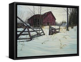 Oxford Barn-Bruce Dumas-Framed Stretched Canvas