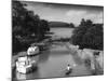 Oxford Canal Scene-null-Mounted Photographic Print