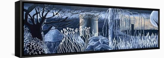 Oxford Castle and the Enchanted Forest, 2014-Charlotte Orr-Framed Stretched Canvas