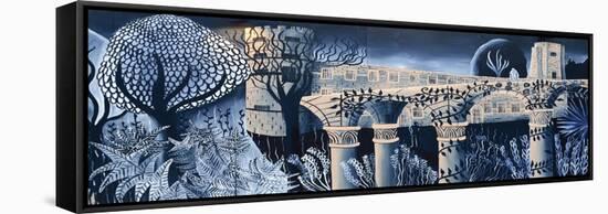 Oxford Castle and the Enchanted Forest, 2014-Charlotte Orr-Framed Stretched Canvas