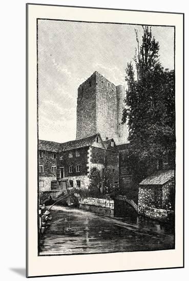 Oxford Castle-null-Mounted Giclee Print