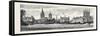 Oxford: Christ Church and Merton from Christ Church Meadow-null-Framed Stretched Canvas